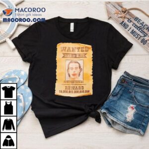 Wanted Dead Or Alive Joker Tshirt