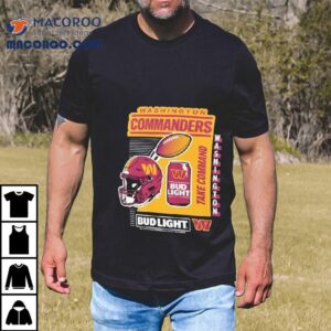 Washington Commanders Anheuser Busch Bud Light Shirt 3 Washington Commanders Anheuser Busch Bud Ligh Tshirt
