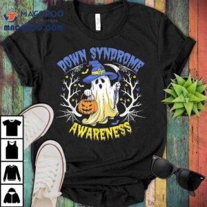 We Wear Blue And Yellow Down Syndrome Awareness Halloween Shirt