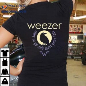 Weezer Time To Go And Meet Your Fate Raven Tshirt
