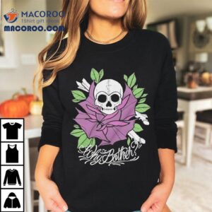 Why Bother Skull Rose Shirt