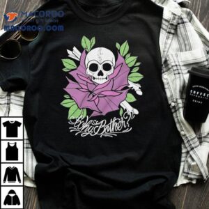Why Bother Skull Rose Tshirt