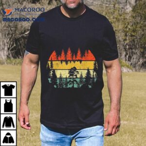 Wildlife Trees Outdoors Nature Retro Forest Sunset Lover Shirt 3 Wildlife Trees Outdoors Nature Retro Forest Sunset Lover Tshirt
