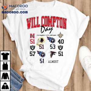 Will Compton Day Taking Place In The Bathroom Tshirt