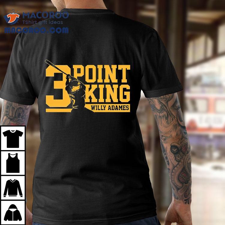 Willy Adames 3-point King Milwaukee Brewers Shirt Willy Adames 3-point King Milwaukee Brewers Shirt