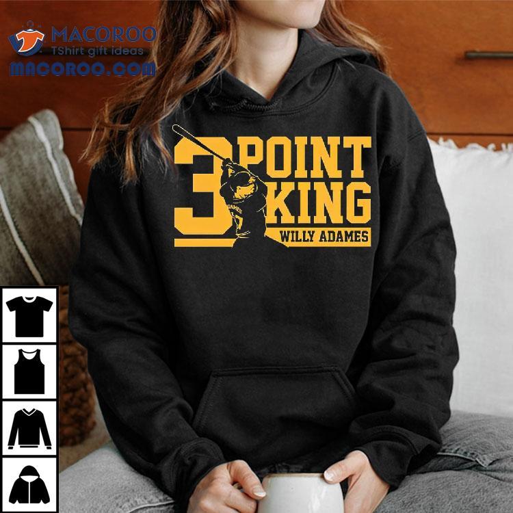 Willy Adames 3-point King Milwaukee Brewers Shirt Willy Adames 3-point King Milwaukee Brewers Shirt