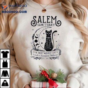 Witch Salem Home For Wayward Black Cats 1692 Halloween Shirt