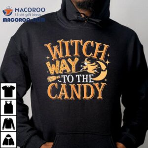 Witch Way To The Candy Funny Halloween Collector Shirt