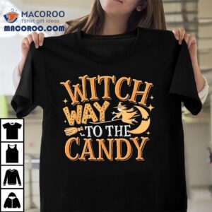 Witch Way To The Candy Funny Halloween Collector Shirt 3 Witch Way To The Candy Funny Halloween Collector Tshirt