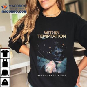 Within Temptation Bleed Out Single 2024 Tour Shirt
