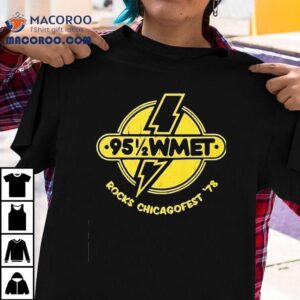 Wmet Rocks Chicagofest 78 Logo Vintage Shirt