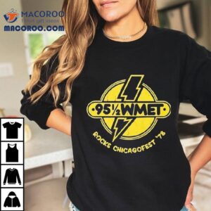Wmet Rocks Chicagofest 78 Logo Vintage Shirt