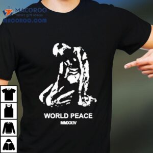 World Peace Vulgar Genuflection Tshirt