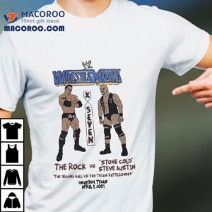 Wrestlemania The Rock Vs Steve Austin Shirt