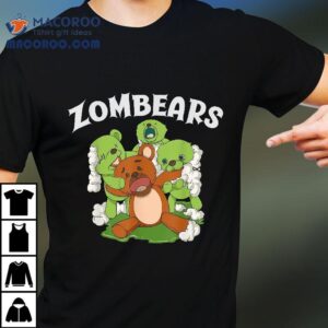 Zombears Funny Zombie Bear Halloween Tshirt