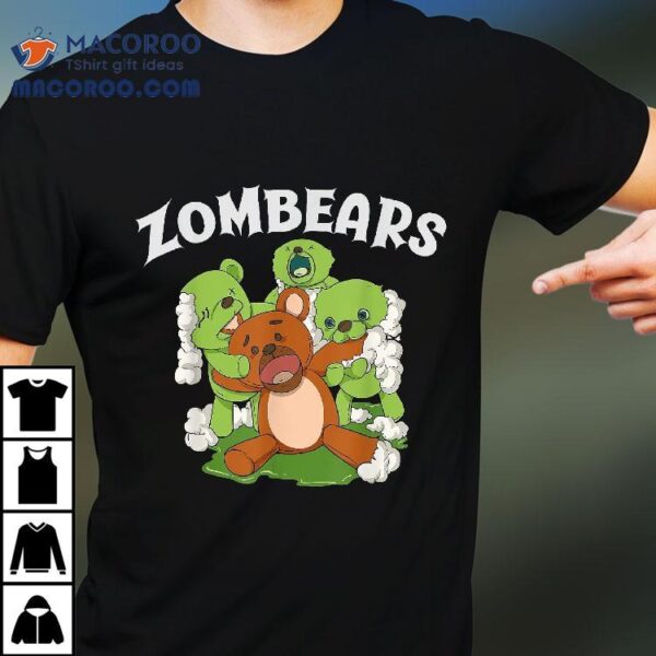 Zombears Funny Zombie Bear Halloween Shirt