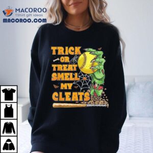 Zombie Hands Holding Softball Funny Scary Halloween Costume Tshirt