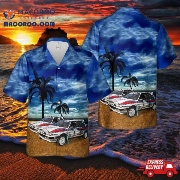 1988 Lancia Delta Hf Integrale 8v Hawaiian Shirt