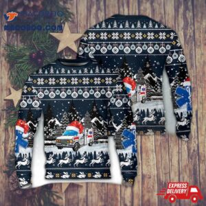 Ambulance Christmas Aop Sweater