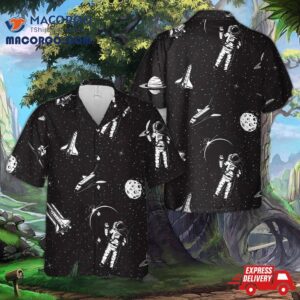 Astronaut In Space Hawaiian Shirt