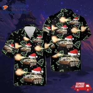 Australian Army Aslav Neon Christmas Xmas Hawaiian Shirt