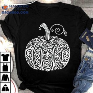 Autumn Fall Pumpkin Shirt Cute Thanksgiving Halloween