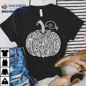 Autumn Fall Pumpkin Cute Thanksgiving Halloween Tshirt