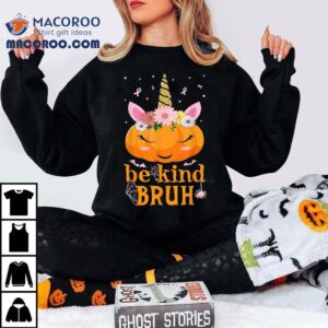 Be Kind Unity Day Orange Anti Bullying Pumpkin Halloween Tshirt