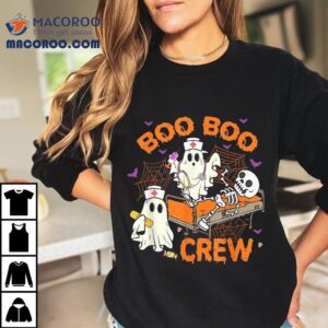 Boo Crew Emergency Nurse Funny Halloween Er Gifts Shirt