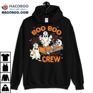 Boo Crew Emergency Nurse Funny Halloween Er Gifts Tshirt