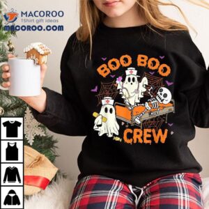 Boo Crew Emergency Nurse Funny Halloween Er Gifts Tshirt