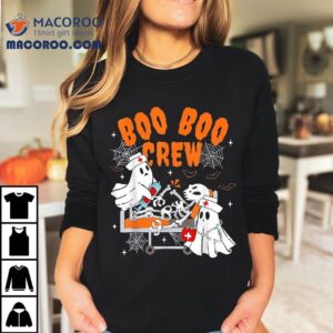 Boo Crew Halloween Ghost Nurse Pediatric Or Shirt