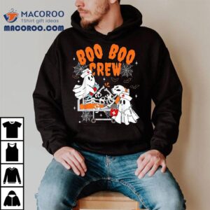 Boo Crew Halloween Ghost Nurse Pediatric Or Tshirt