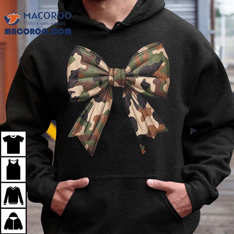 Camo Coquette Bow Duck Hunting Girls Kids Hunter Shirt Camo Coquette Bow Duck Hunting Girls Kids Hunter Shirt