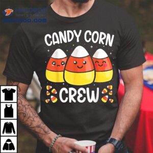 Candy Corn Crew Halloween Costume Friends Tshirt