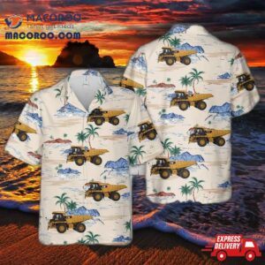 Caterpillar 773 50t Rigid Dump Truck Hawaiian Shirt