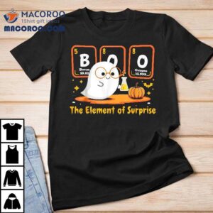 Chemistry Boo The Elet Of Surprise Halloween Cute Chemist Shirt 3 Chemistry Boo The Elet Of Surprise Halloween Cute Chemis Tshirt