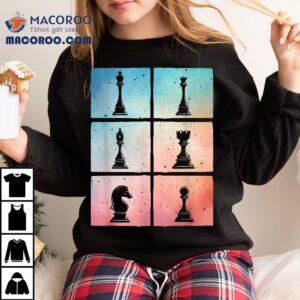 Cool Chess Art For Kids Player Novelty Shirt