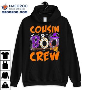 Cousin Boo Crew Funny Ghost Halloween Spooky Costume Kids Shirt