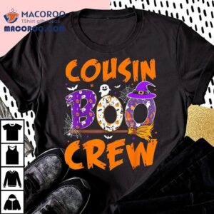 Cousin Boo Crew Funny Ghost Halloween Spooky Costume Kids Tshirt