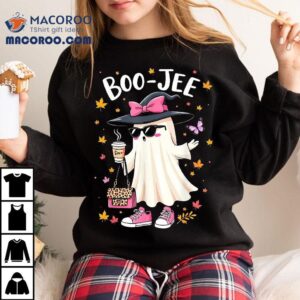 Cute Boo-jee Ghost Halloween 2024 Coffee Lover Shirt
