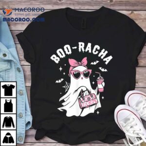 Cute Boo Racha Leopard Ghost Drink Boo Jee Halloween Tshirt