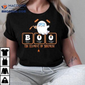 Cute Chemistry Boo The Elet Of Surprise Chemist Halloween Tshirt