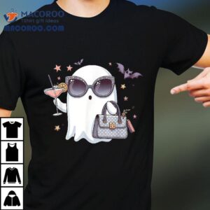 Cute Cocktail Ghost Boujee Boojee Halloween Drinking Costume Shirt