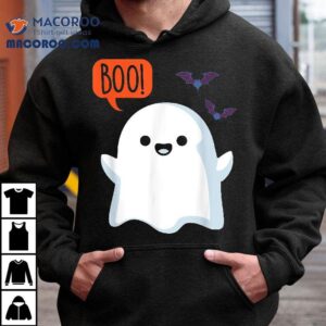 Cute Ghost Boo Halloween Costume Girls Boys Kids Toddler Shirt