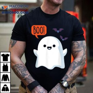 Cute Ghost Boo Halloween Costume Girls Boys Kids Toddler Shirt