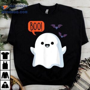 Cute Ghost Boo Halloween Costume Girls Boys Kids Toddler Tshirt