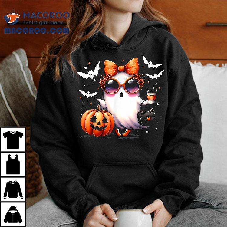 Cute Spooky Coffee Ghost Boujee Boo-jee Halloween Costume Shirt Cute Spooky Coffee Ghost Boujee Boo-jee Halloween Costume Shirt