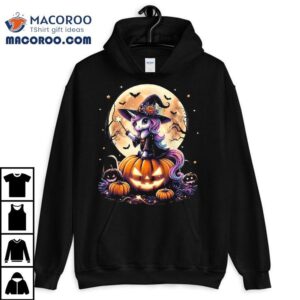 Cute Unicorn Witch Pumpkin Halloween Shirts Girls Daughter Shirt 2 Cute Unicorn Witch Pumpkin Halloween S Girls Daughter Tshirt