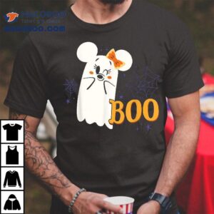 Disney Minnie Mouse Cute Little Ghost Boo Halloween Shirt